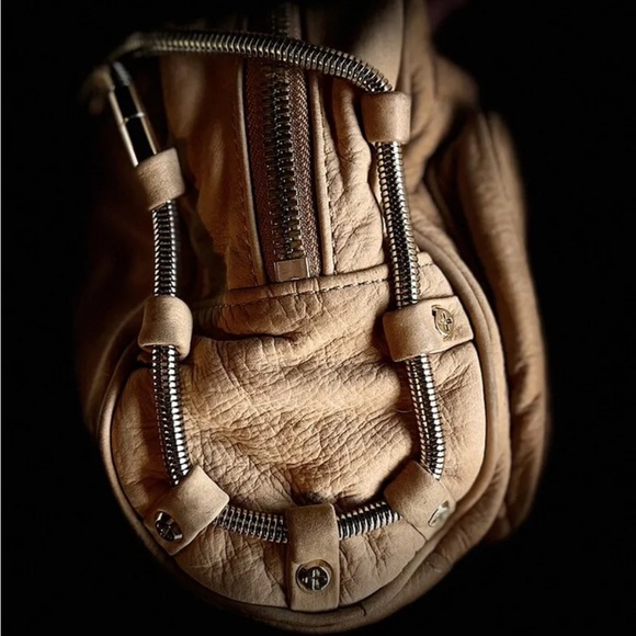 Alexander Wang Brenda Italian Leather Shoulder Rare Cross Body Handbag Purse - Picture 6 of 9